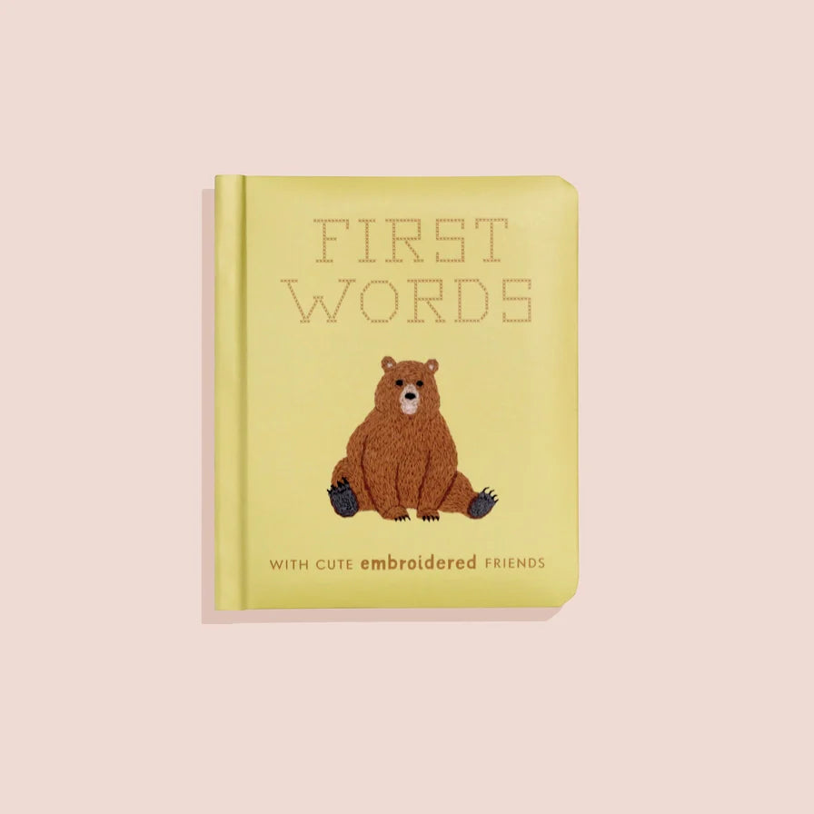 First Words w/ Cute Embroidered Friends (Stocking Stuffers)