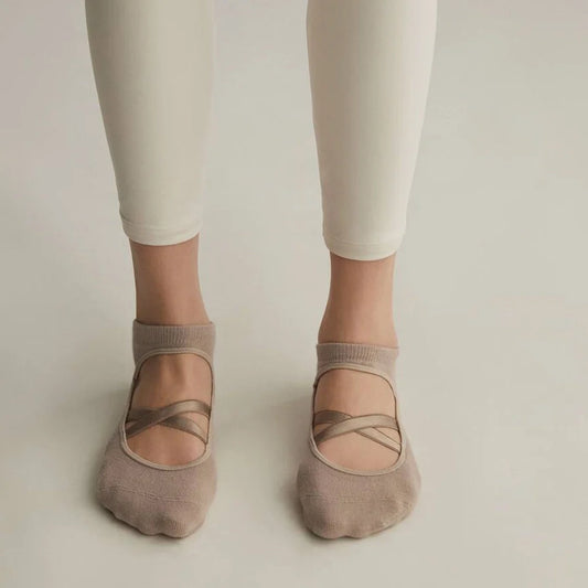 Mary Jane Regular Toe Sports Socks 2 Pack Dark Grey & Khaki